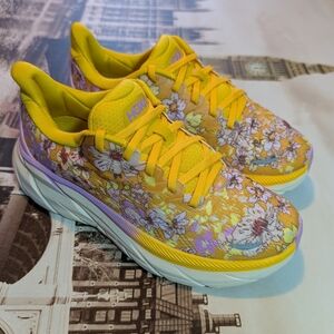 Hoka Free People Movement Printed x Clifton 8  "Floral" Women's Size 7 No Box